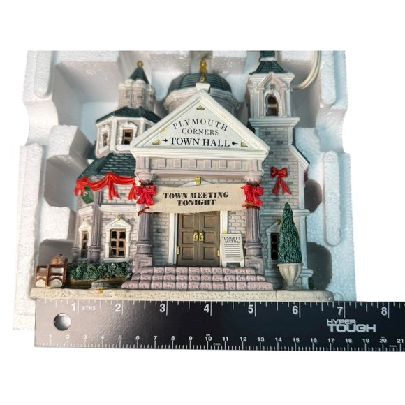 Lemax 2006 Plymouth Corners Town Hall W/Box  Retired - Picture 14 of 16